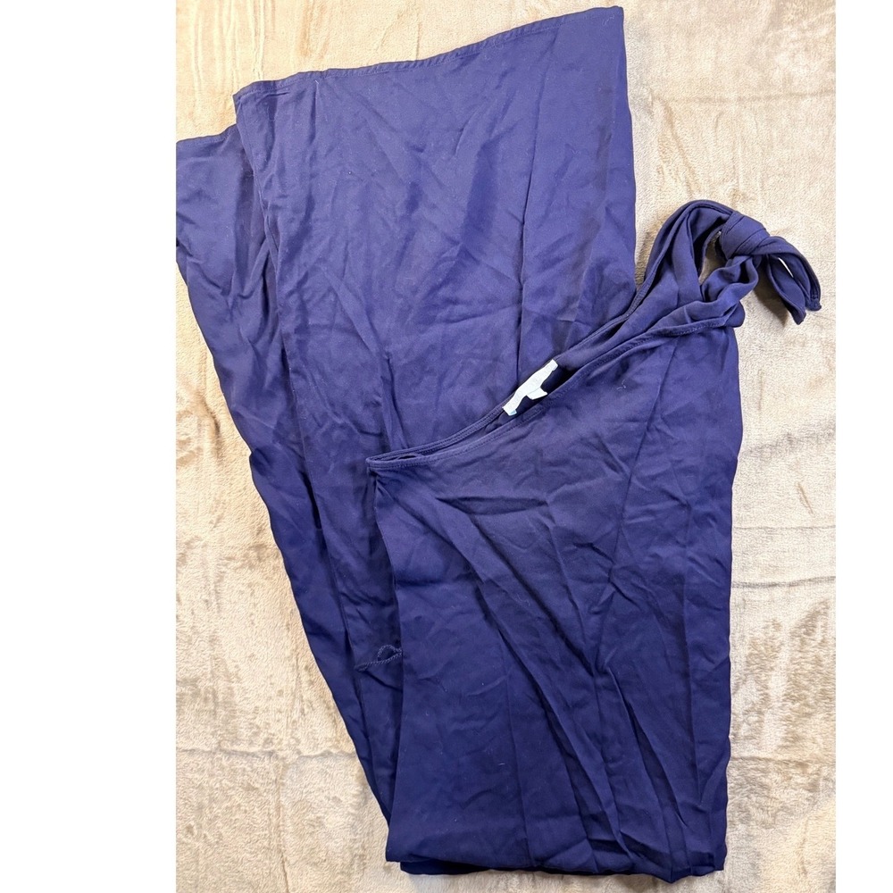 Antonio Melani Womens Navy Blue One Shoulder Knotted Midi Dress Size M‎ Summer